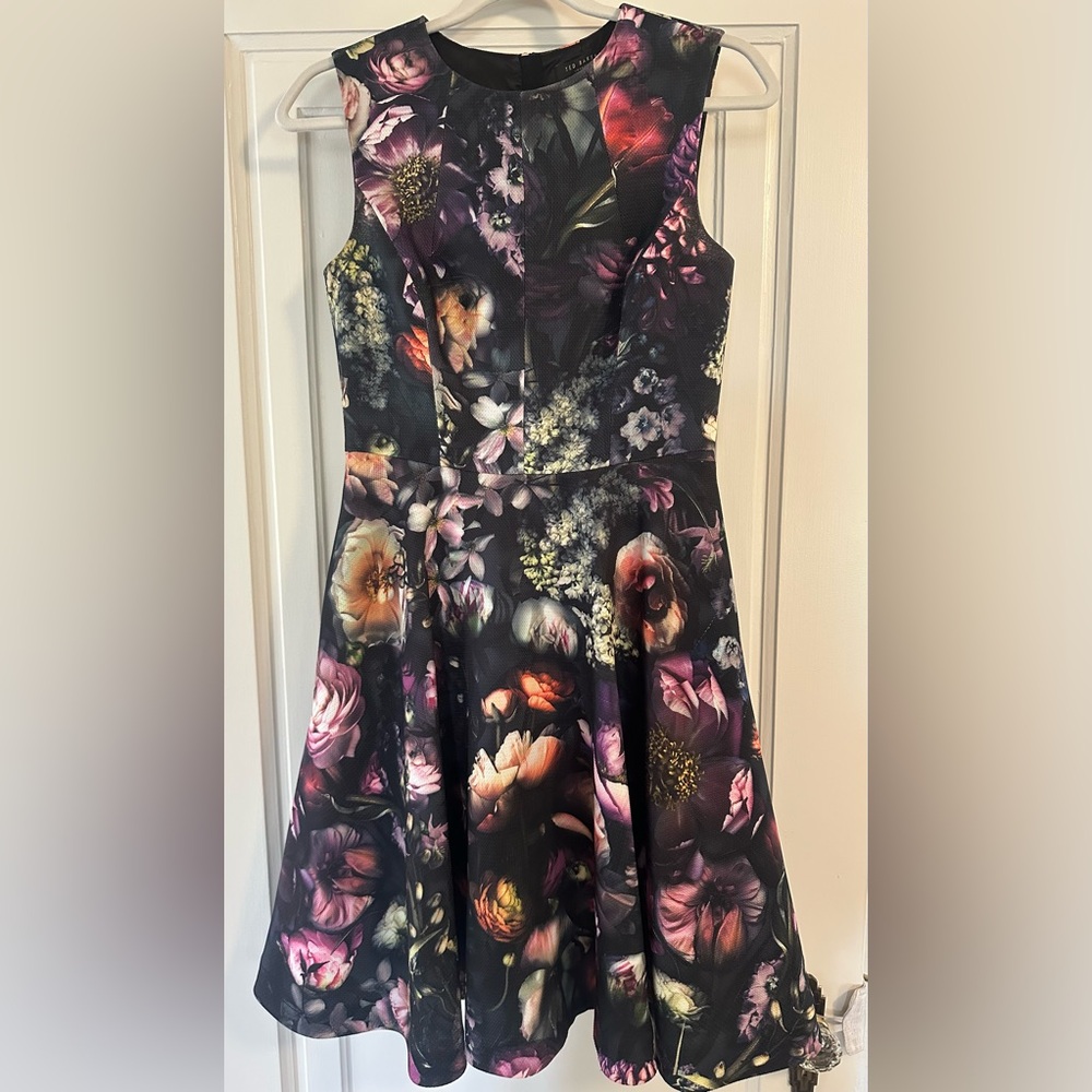 Ted Baker Floral Fit & Flare Dress